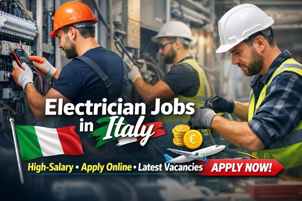 Electrician Jobs in Italy – High‑Salary – Apply Online for Latest Vacancies Electrician Jobs