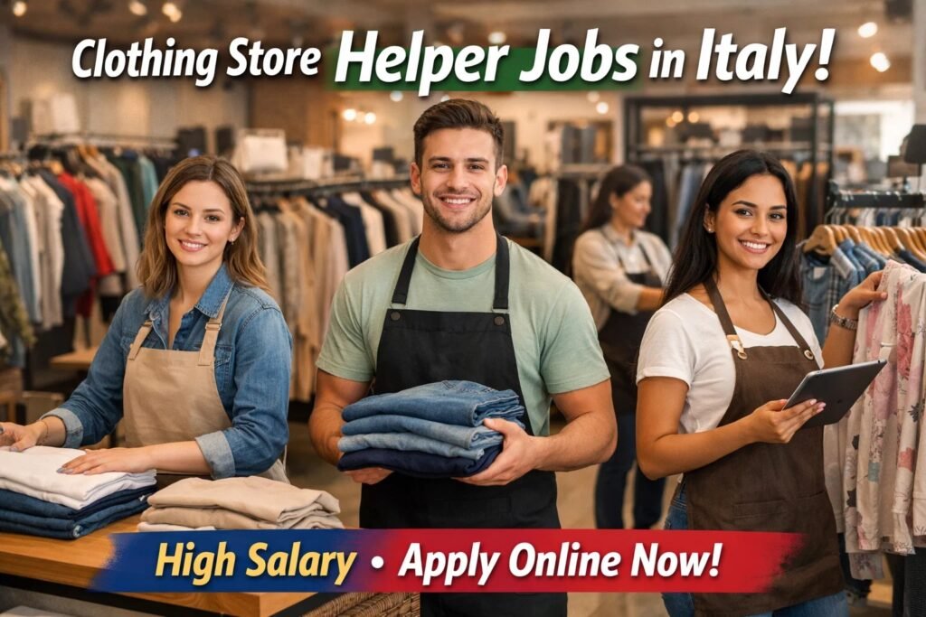 Clothing store helper Jobs