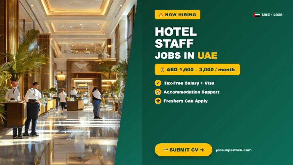 Hotel Jobs in UAE Hotel Jobs in UAE โ tax-free salary, visa sponsored