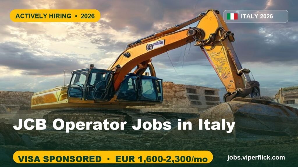 JCB Operator Jobs in Italy | Construction Careers 2026